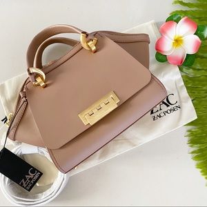 ZAC POSEN Small Eartha Leather Double-handle Bag